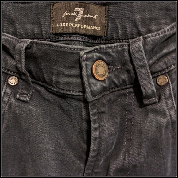 7 for All Mankind Slimmy Luxe Performance Rinse Blue Jeans Men's Size 29" - Picture 4 of 7